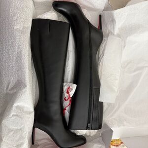 Christian Louboutin Pumppie Knee High Boots